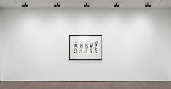 Julian Opie - Bijou Gets Undressed 1, 2004, Screenprint, on Fedrigoni Sirio paper, with full margins.