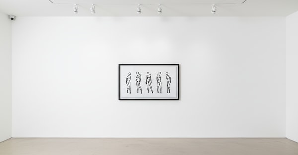 Julian Opie - Bijou Gets Undressed 4, 2004