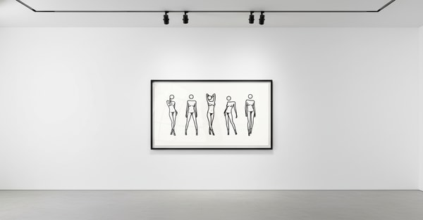 Julian Opie - Bijou Gets Undressed 5, 2004