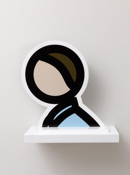 Julian Opie - Bobby from Heads Series, 2017