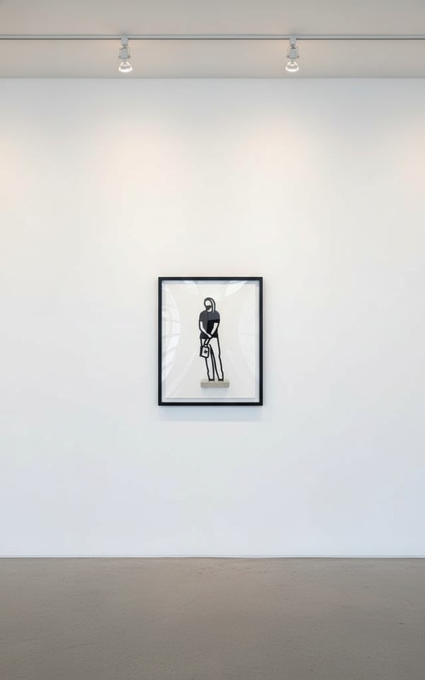 Julian Opie - Boston Statuettes: Long Hair, 2020