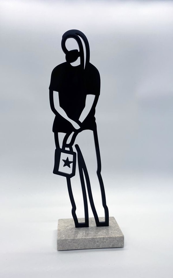 Julian Opie - Boston Statuettes: Long Hair, 2020