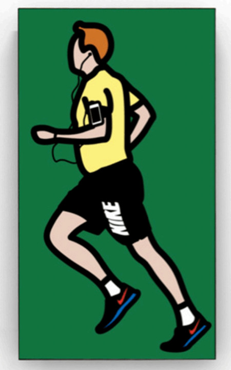 Julian Opie - Estate Agent Runner, 2015