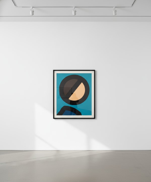 Julian Opie - Paper Head 7, 2019