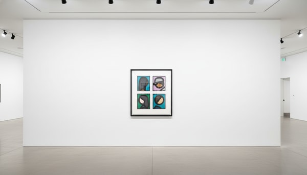 Julian Opie - Paper Heads, 2019