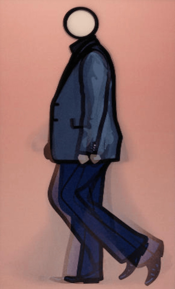 Julian Opie - Rod Walking, 2010