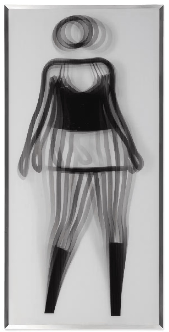 Julian Opie - Sara Dancing in Sparkling Top, 2008