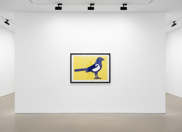 Julian Opie - Small Birds Magpie, 2020