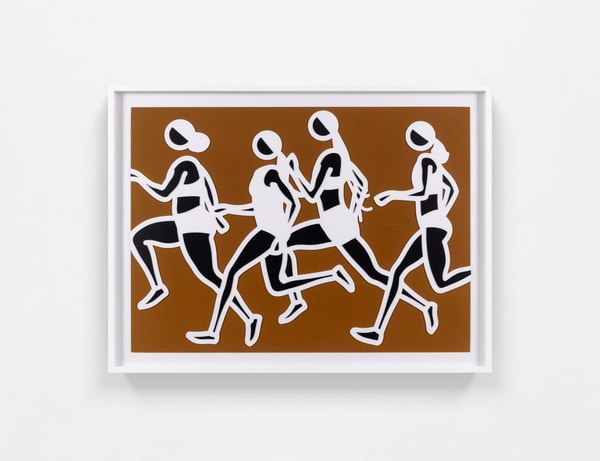 Julian Opie - Sprinters, Paris (Women), 2024