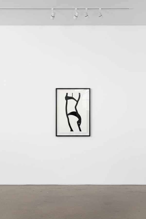 Julian Opie - Suzanne  (back) 3, 2006, Screenprint