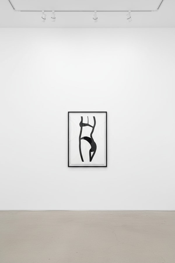 Julian Opie - Suzanne  (back) 5, 2006, Screenprint