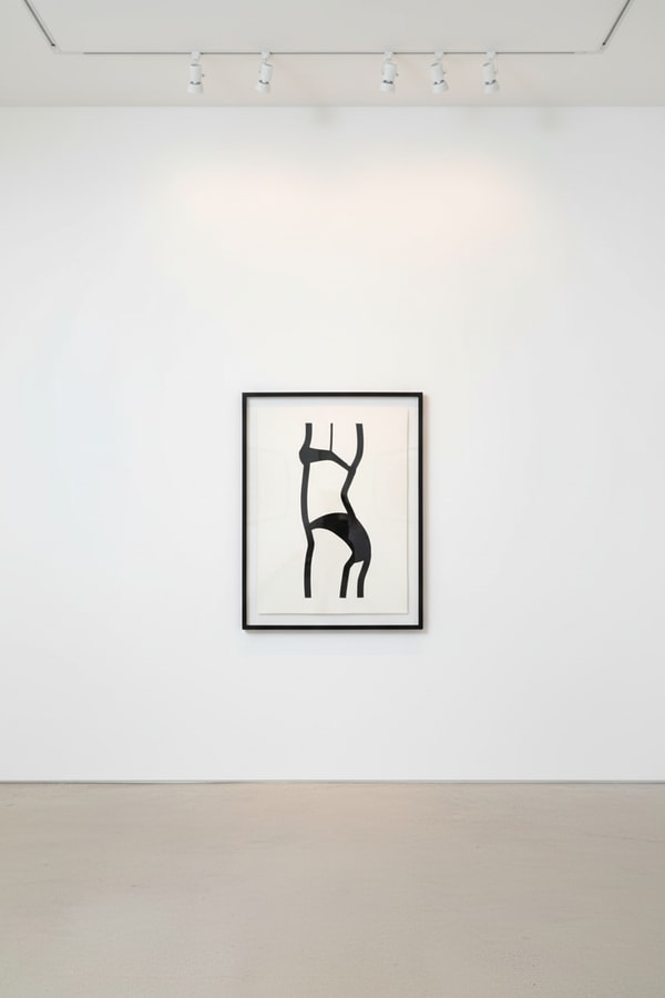 Julian Opie - Suzanne  (back) 8, 2006, Screenprint