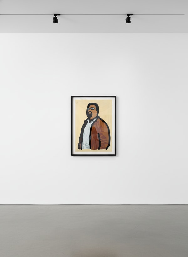 Julian Opie - Tourist With Beard, 2014