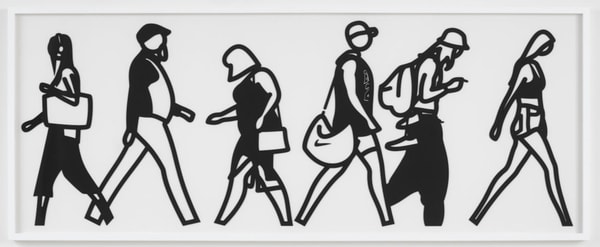 Julian Opie - Walking In Melbourne 1, 2018