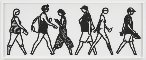 Julian Opie - Walking In Melbourne 2, 2018