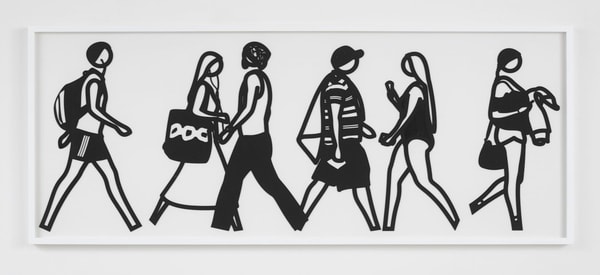 Julian Opie - Walking In Melbourne 3, 2018