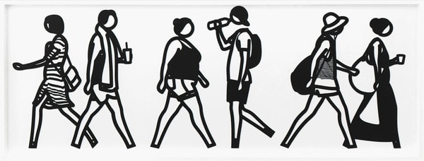 Julian Opie - Walking In Melbourne 5, 2018