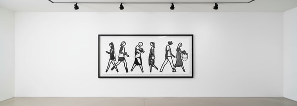 Julian Opie - Walking In Melbourne 7, 2018