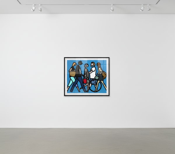 Julian Opie - Walking in Melbourne, 2018