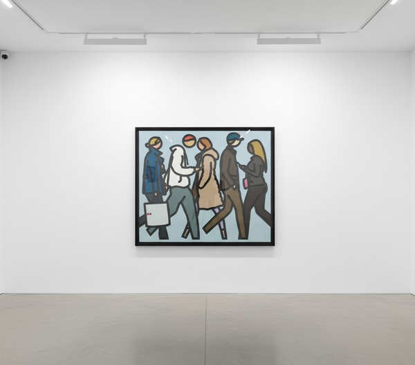 Julian Opie - Walking In New York 1, 2019