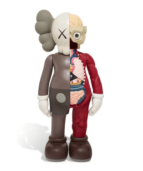 KAWS - 4 ft Dissected Companion (brown), 2009