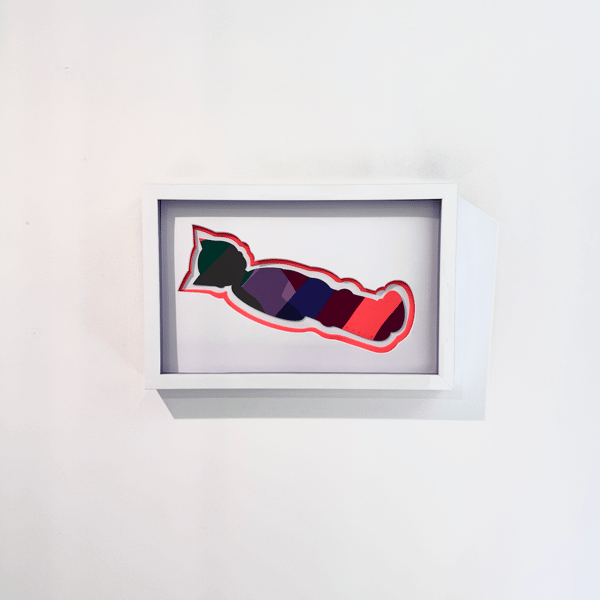 KAWS - Astroboy, 2020, Screenprint on paper with die-cut edges