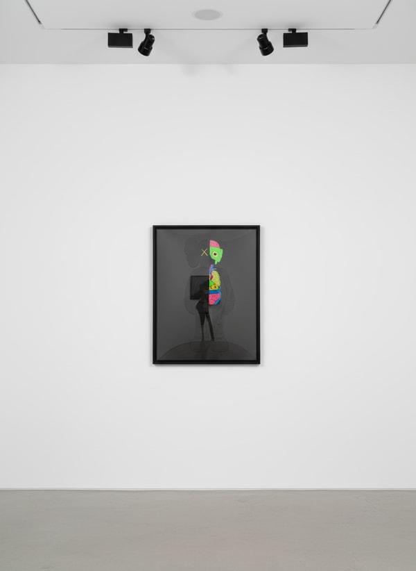 KAWS - Black Dissected Companion Print