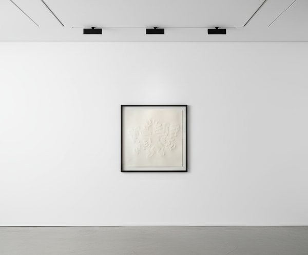 Keith Haring - Angel, from White Icons (Littmann PP. 173), 1990, Embossing