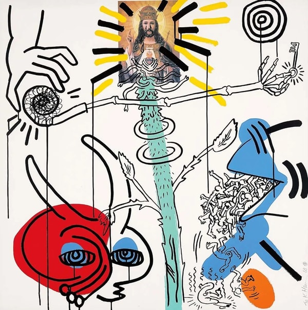 Keith Haring - Apocalypse 10 (Littmann PP. 109), 1988