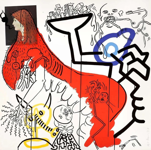 Keith Haring - Apocalypse 4 (Littmann PP. 102), 1988
