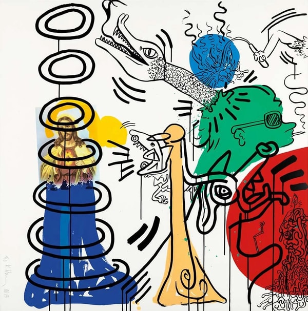 Keith Haring - Apocalypse 5 (Littmann PP. 105), 1988