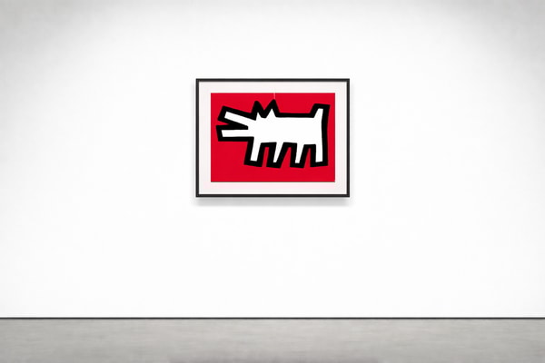 Keith Haring - Barking Dog from Icons, 1990
