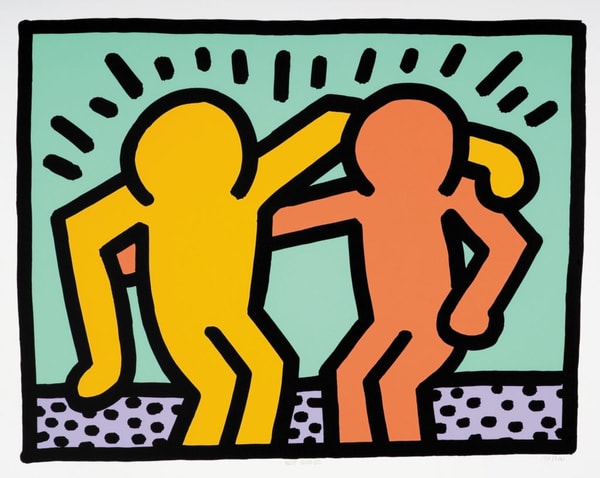 Keith Haring - Best Buddies, 1990