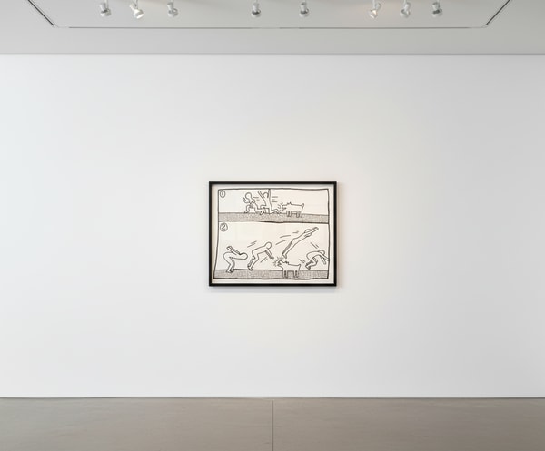 Keith Haring - Blueprint Drawing 12 (Littmann PP. 181), 1990