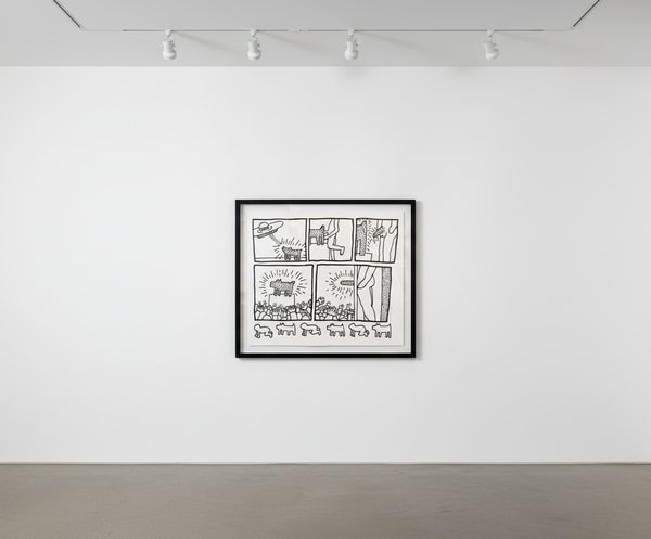 Keith Haring - Blueprint Drawing 13 (Littmann PP. 181), 1990