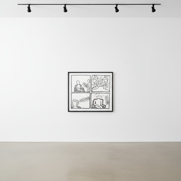 Keith Haring - Blueprint Drawing 14 (Littmann PP. 182), 1990