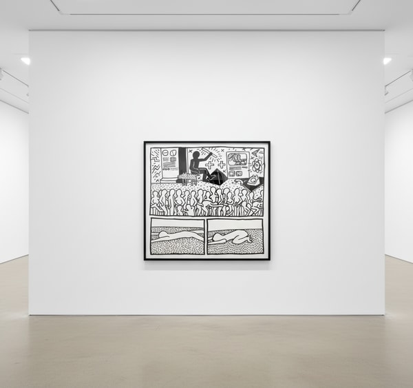 Keith Haring - Blueprint Drawing 15 (Littmann PP. 182), 1990