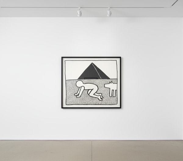 Keith Haring - Blueprint Drawing 17 (Littmann PP. 183), 1990