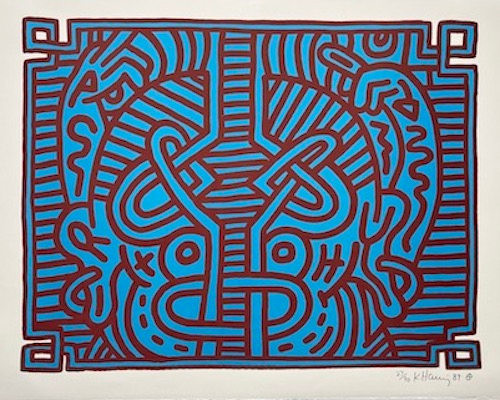 Keith Haring - Chocolate Buddha 1 (Littmann PP. 123), 1989