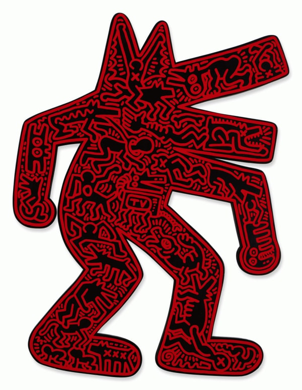 Keith Haring - Dog, 1986