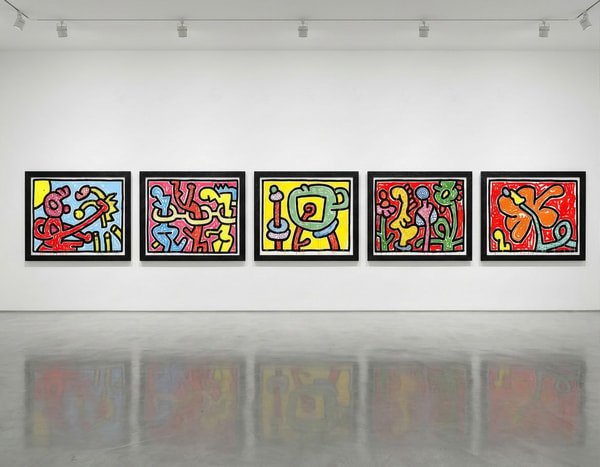 Keith Haring - Flowers Full Portfolio, 1990