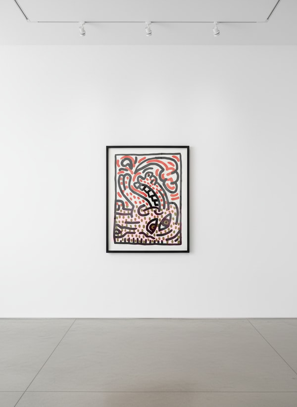 Keith Haring - Ludo 4 (Littmann PP. 47), 1985