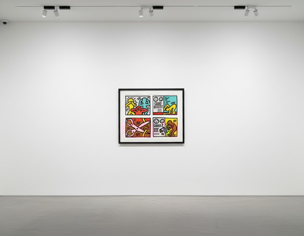 Keith Haring - Pop Shop Quad III (Littmann PP. 142), 1989