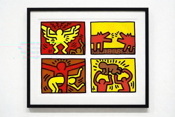 Keith Haring - Pop Shop Quad IV (Littmann PP. 142), 1989