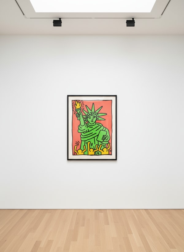 Keith Haring - Statue of Liberty (Littmann PP. 63), 1986