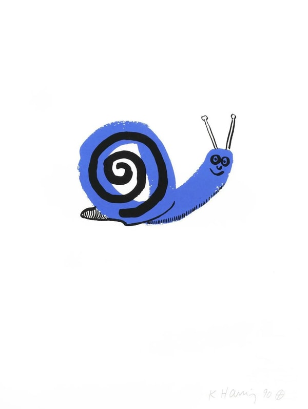 Keith Haring - The Story of Red and Blue 10 (Littmann PP. 129), 1989