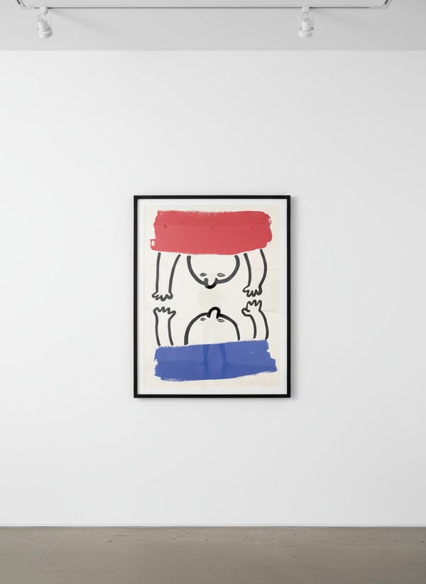 Keith Haring - The Story of Red and Blue 15 (Littmann PP. 129), 1989