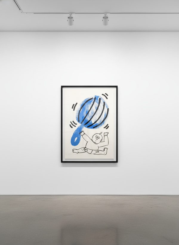 Keith Haring - The Story of Red and Blue 2 (Littmann PP. 129), 1989, Lithograph