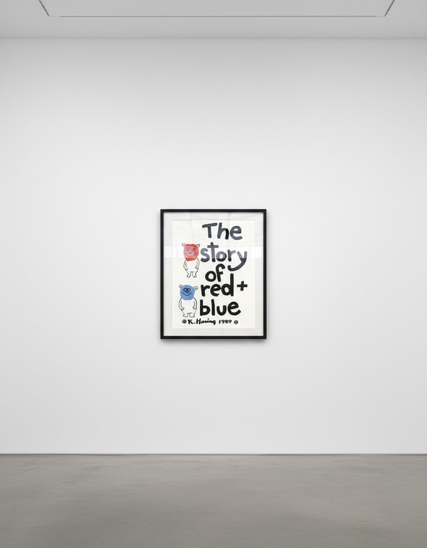 Keith Haring - The Story of Red and Blue Cover (Littmann PP. 128), 1989, Lithograph
