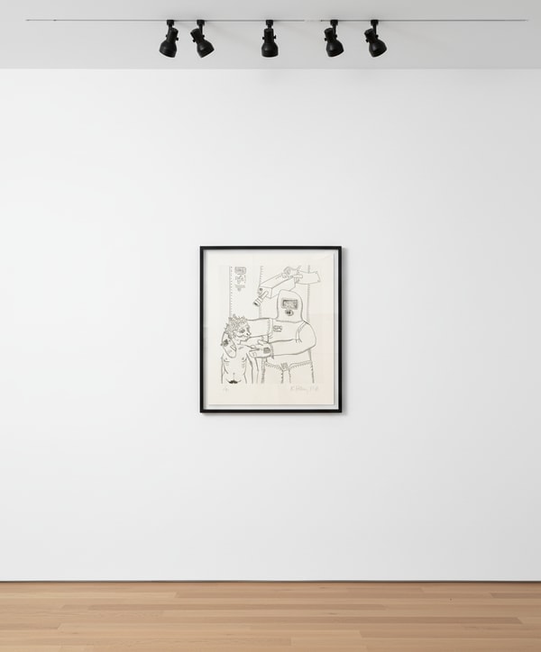 Keith Haring - The Valley 14 (Littmann PP. 141), 1989